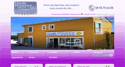 Desktop Screenshot of haute-provence-immo.com